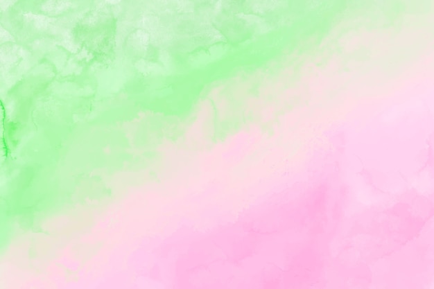 Fond Aquarelle Rose Et Vert