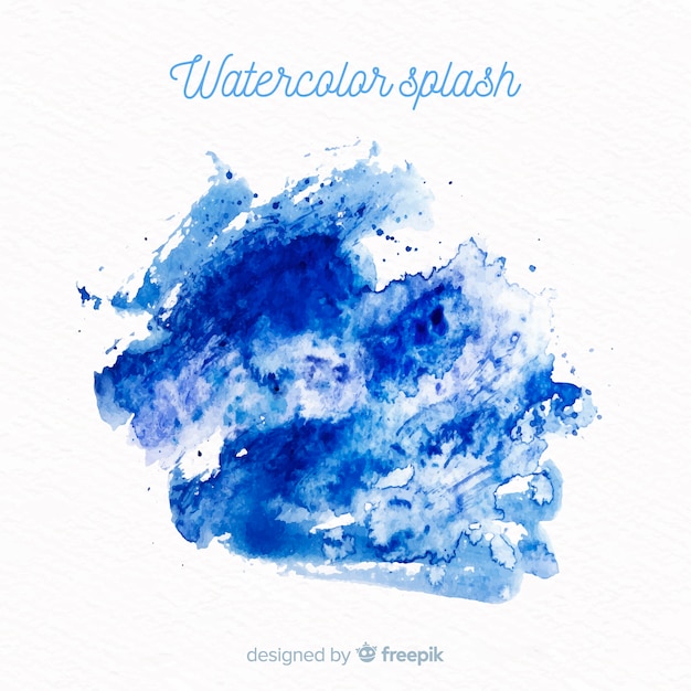 Vecteur gratuit fond aquarelle splash