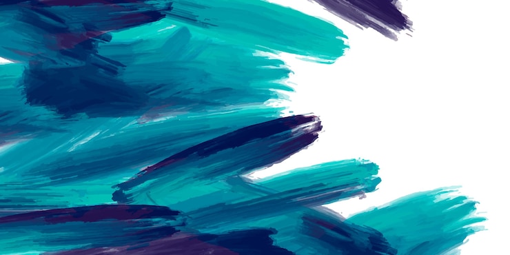 Vecteur gratuit fond aquarelle avec des traits brish