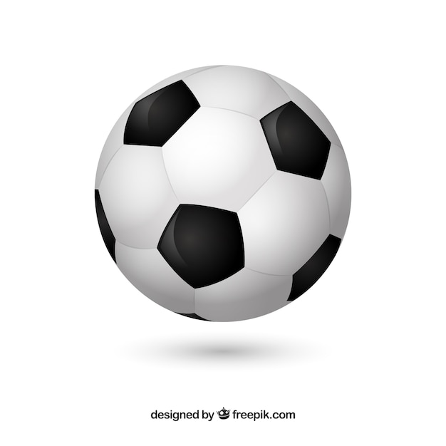frapper un ballon de football : image vectorielle de stock (libre de  droits) 4556146