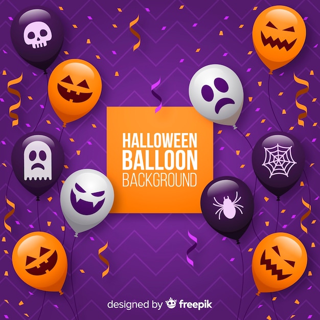 Fond De Ballon Halloween