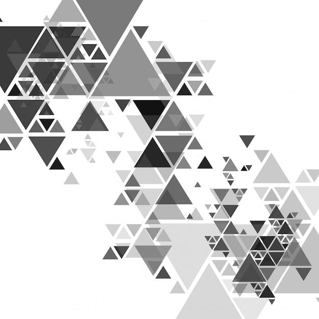 Fond de beaux polygones gris moderne