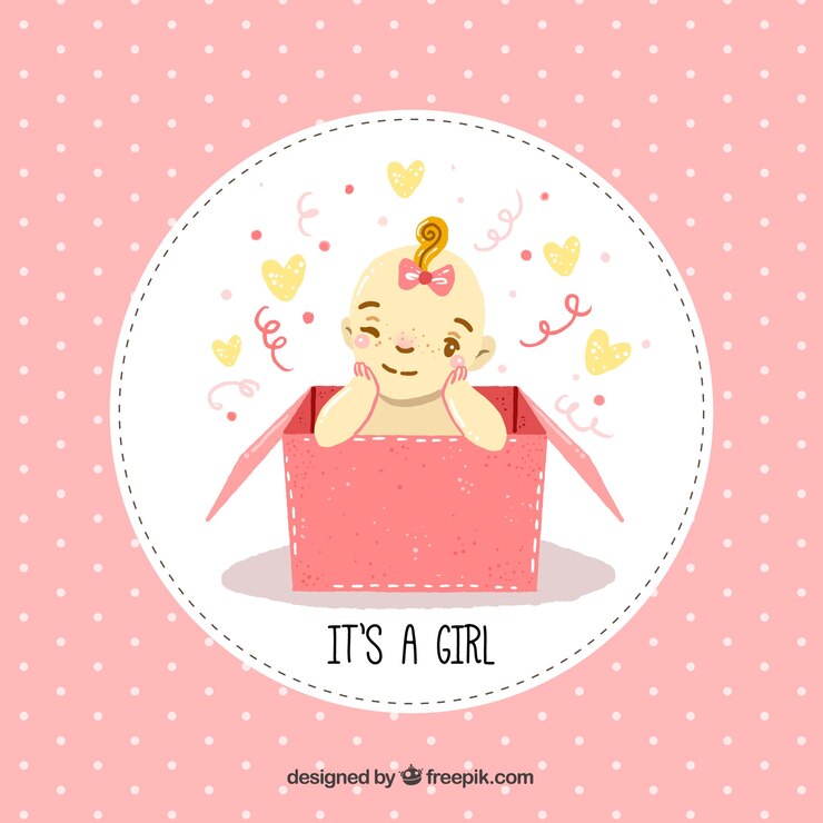 Vecteur gratuit fond de bébé mignon dans le style dessiné à la main