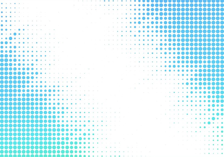 Vecteur gratuit fond blanc avec un design de texture en pointillé bleu