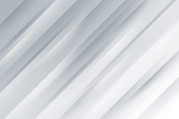 Fond blanc élégant avec des lignes brillantes et ombrées