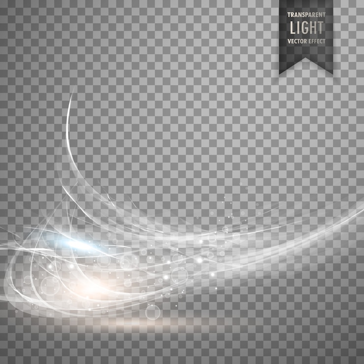Vecteur gratuit fond blanc transparent effet effet