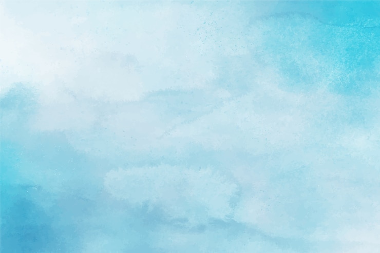 Vecteur gratuit fond bleu aquarelle