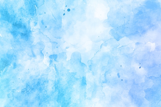 Fond bleu aquarelle