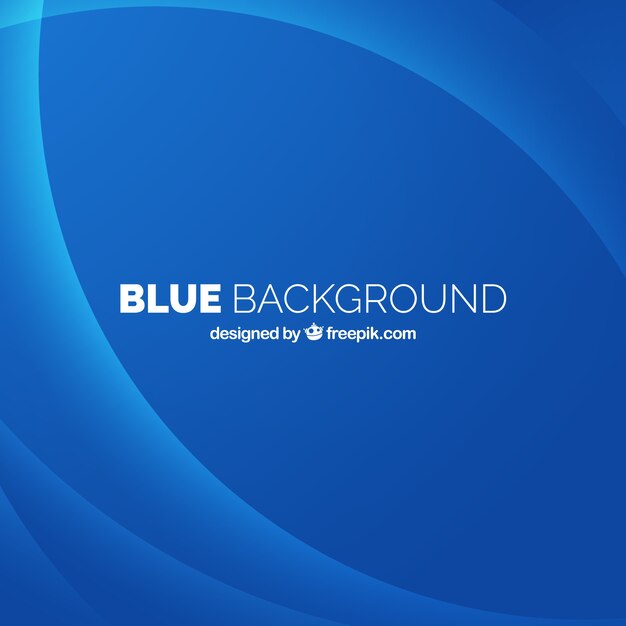 Fond bleu avec des courbes abstraites