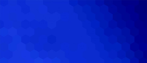 Fond bleu hexagonal