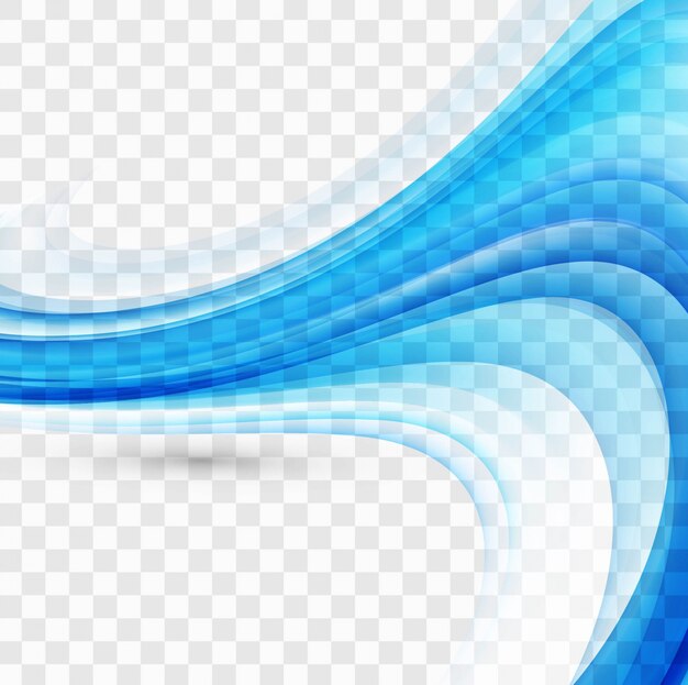 Fond bleu d&#39;onde