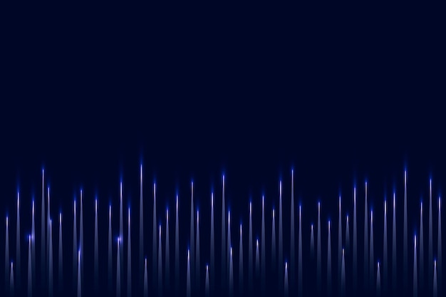 Fond Bleu De Technologie D'égaliseur De Musique Avec L'onde Sonore Numérique