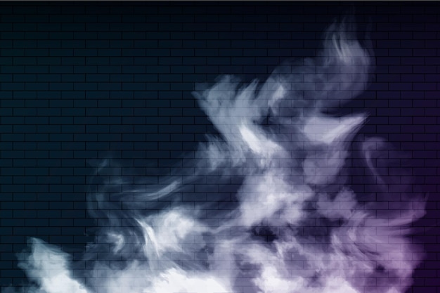 Fond de brouillard réaliste