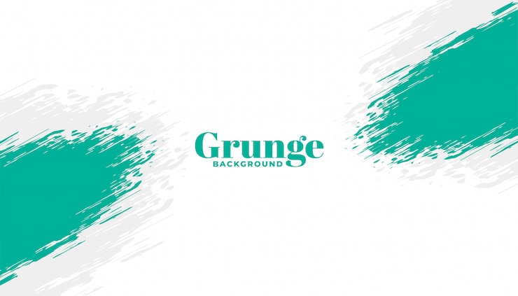 Vecteur gratuit fond de cadre abstrait coup de pinceau grunge