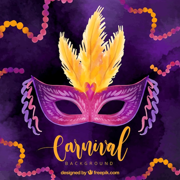 Fond De Carnaval Aquarelle