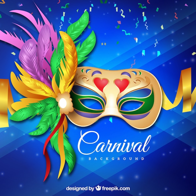 Fond De Carnaval Brésilien Réaliste