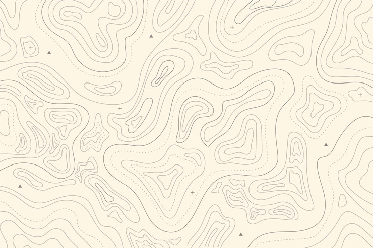 Vecteur gratuit fond de carte topographique