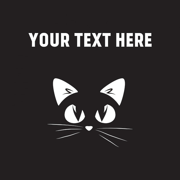 Illustration De Chat Mignon Jolie Amour Vecteur Premium