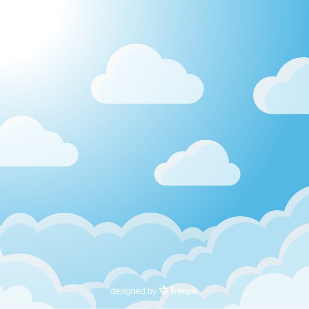 Fond de ciel bleu