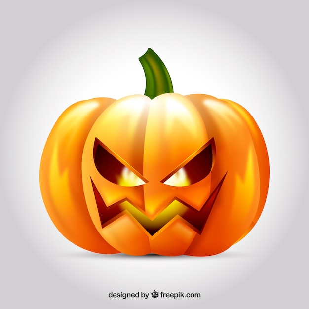 Fond De Citrouille D'halloween