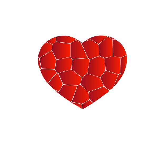 Fond de coeur Saint Valentin, Illustration vectorielle.