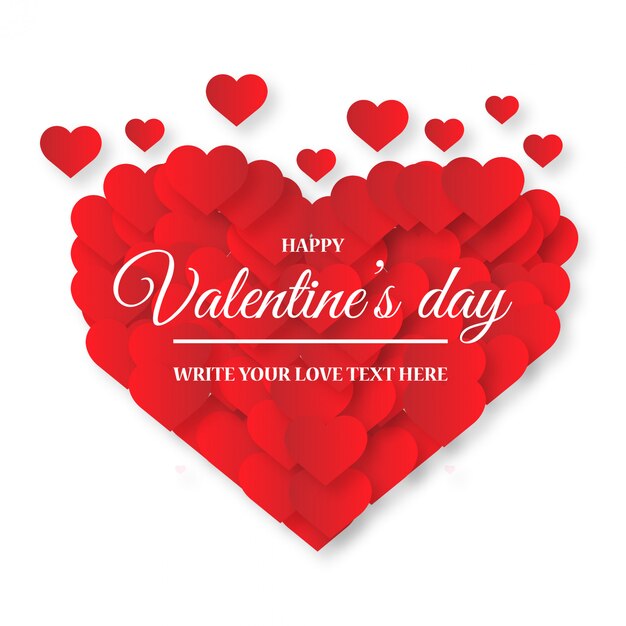 Fond de coeurs Saint Valentin