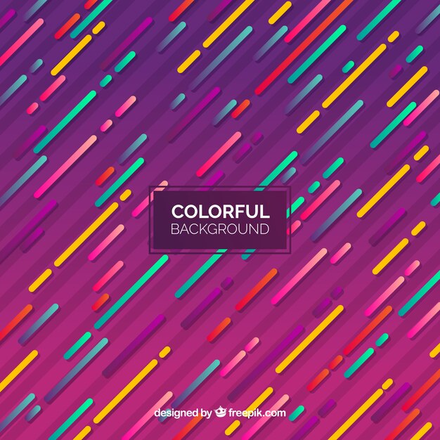 Fond coloré avec des formes abstraites