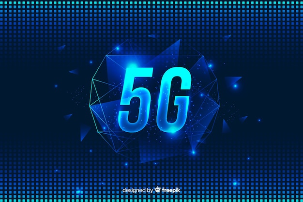 Fond de concept moderne 5g