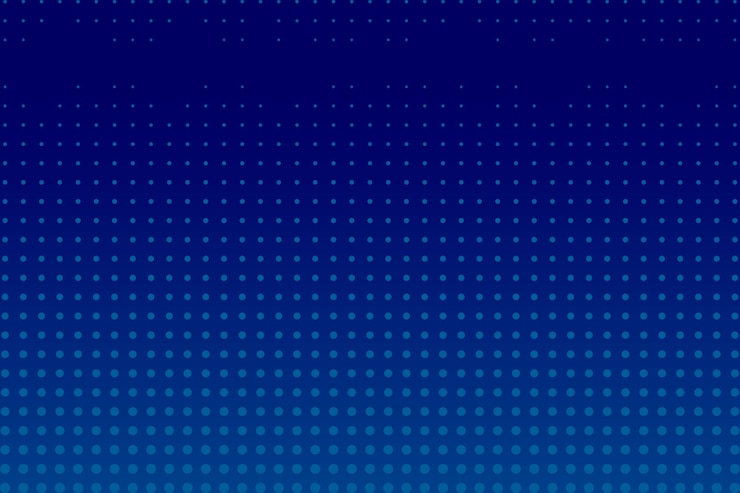 Vecteur gratuit fond de conception de points bleus dégradés