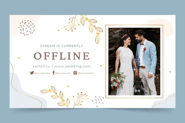 Fond de contraction pour la célébration de mariage