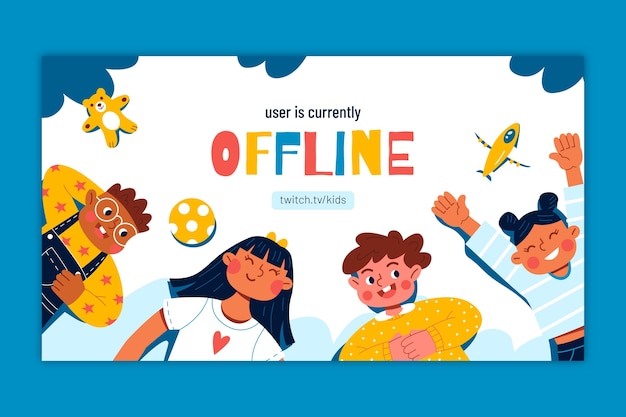 Fond de contraction pour les enfants