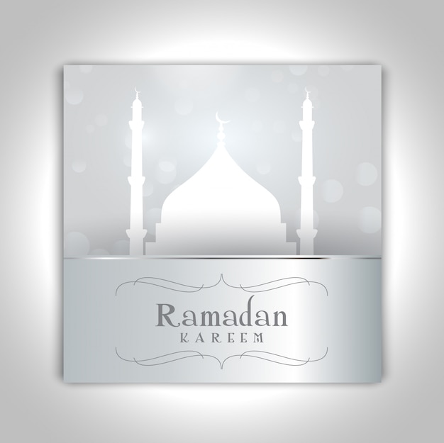 Vecteur gratuit fond décoratif de ramadan kareem