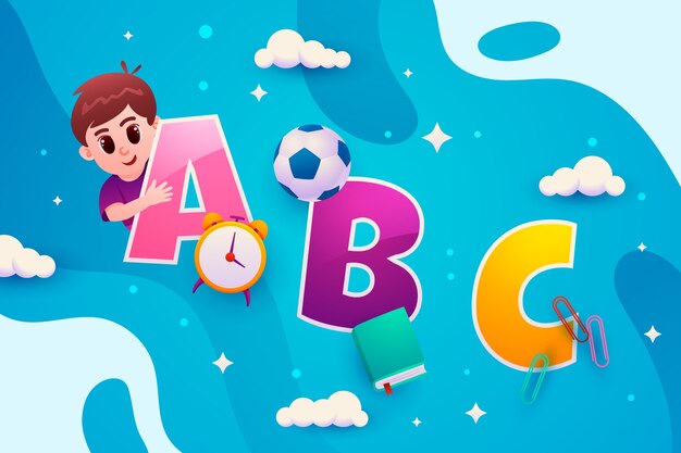 Fond dégradé abc