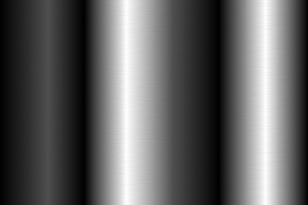 Fond Dégradé Chrome Métallique Brossé
