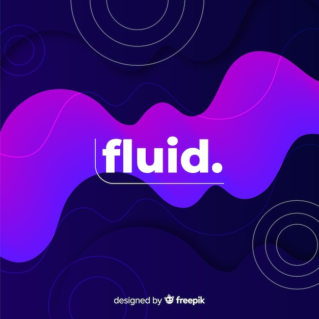 Vecteur gratuit fond dégradé avec des formes fluides