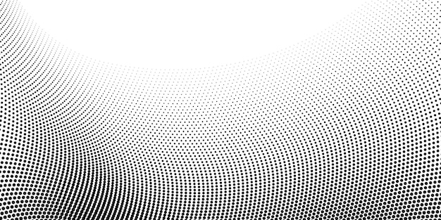 Vecteur gratuit fond de demi-teinte forme abstraite de points noirs et blancs