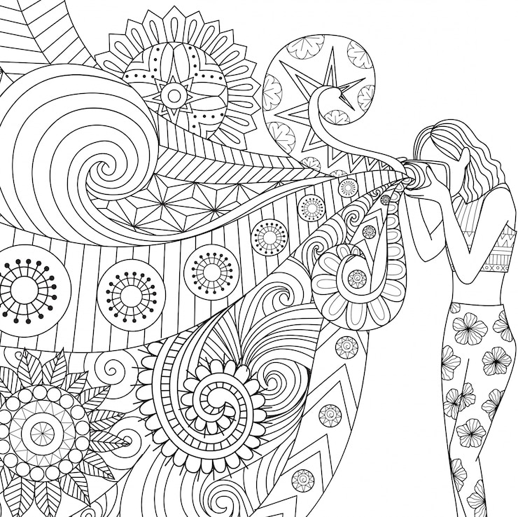 Vecteur gratuit fond dessiné à la main