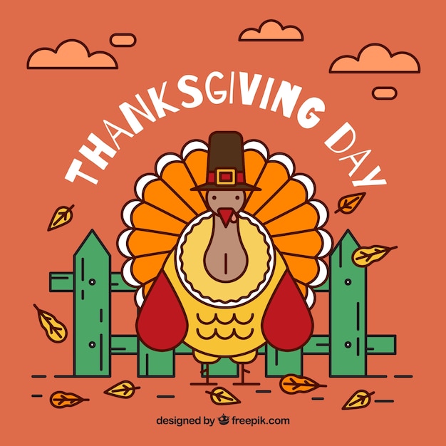 Fond de dinde de Thanksgiving