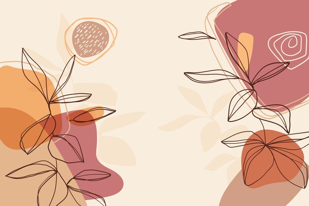 Fond de doodle abstrait dessiné à la main
