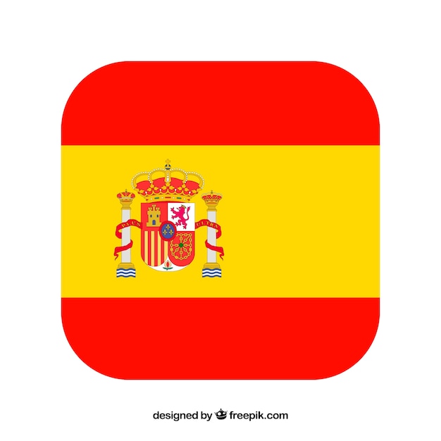 Vecteur gratuit fond de drapeau espagnol