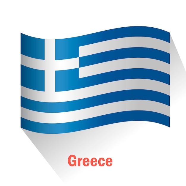 Fond De Drapeau De La Grèce