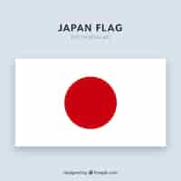 Vecteur gratuit fond de drapeau japonais