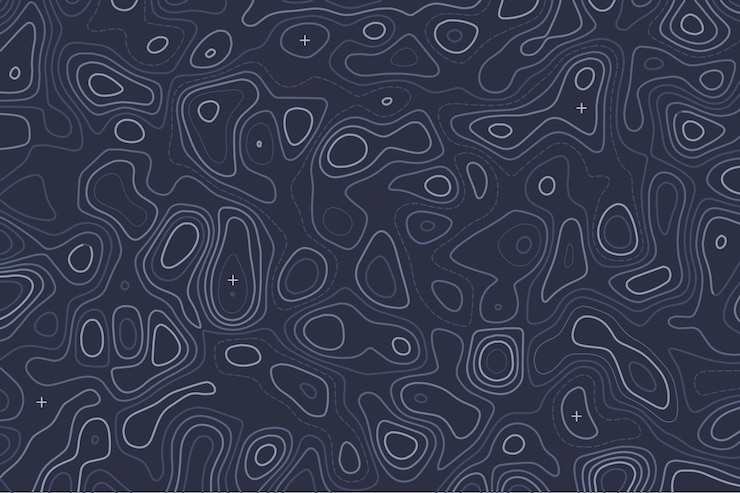 Vecteur gratuit fond d'écran de carte topographique