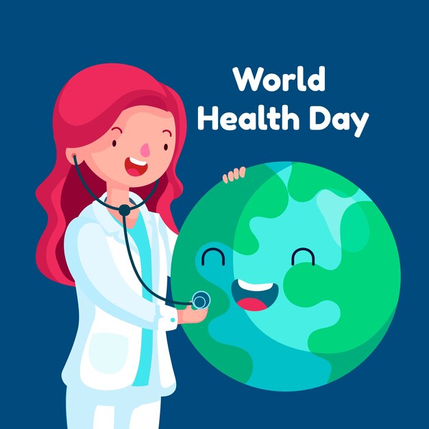 Fond d'écran design Journée mondiale de la santé