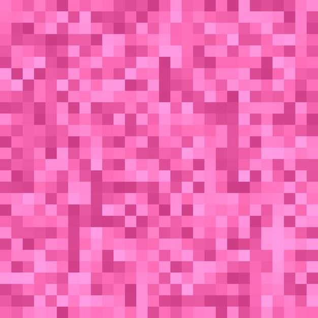 Fond D'écran Mosaïque En Mosaïque Rectangulaire En Pixels Roses - Design Graphique Vectoriel Géométrique à Partir De Carrés Colorés