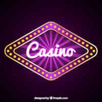 Vecteur gratuit fond d'écran violet du casino