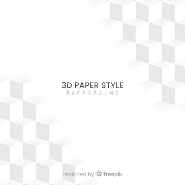 Fond d&#39;effet de papier 3d