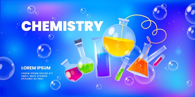 Fond D'éléments De Laboratoire De Chimie