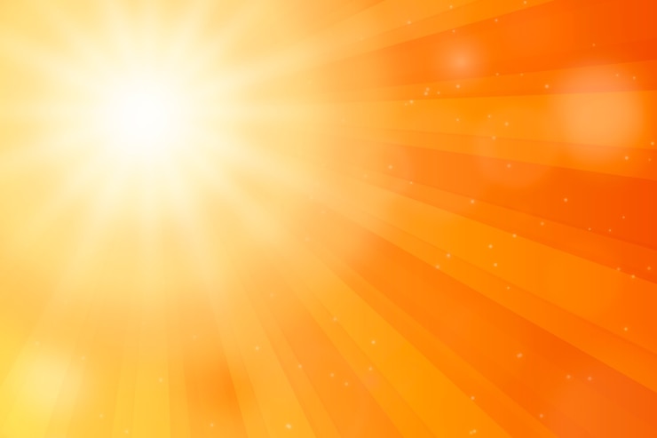 Vecteur gratuit fond d'été chaud dégradé