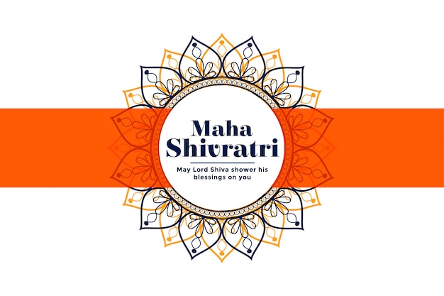 Fond De Festival Indien Maha Shivratri Heureux